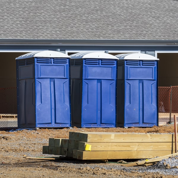 is there a specific order in which to place multiple portable restrooms in Gateway FL